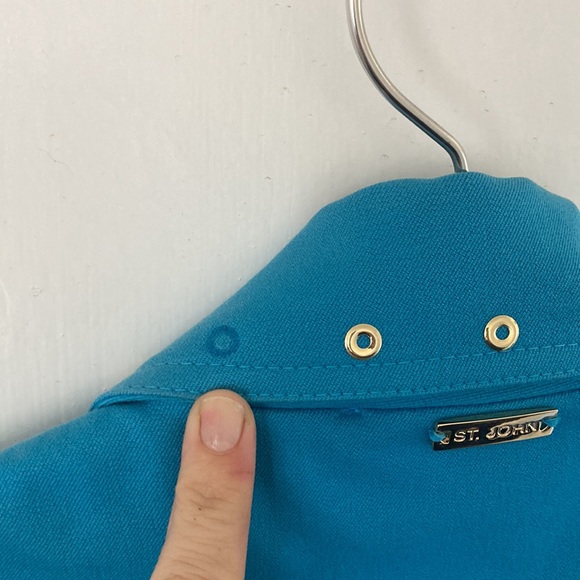 St. John sport blue western jacket - Picture 5 of 6